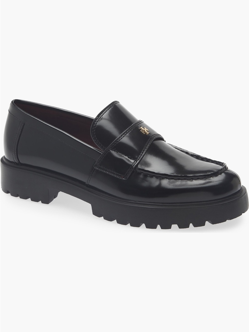 NEW Tory Burch Classic Platform Lug Sole Loafer in Perfect Black